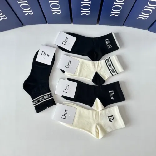 Replica Christian Dior Socks #1401182 $27.00 USD for Wholesale