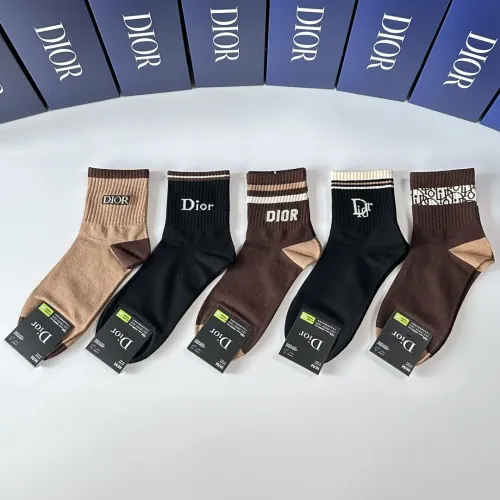 Replica Christian Dior Socks #1401183 $27.00 USD for Wholesale
