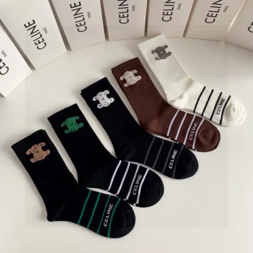 Replica Celine Socks #1401185 $29.00 USD for Wholesale