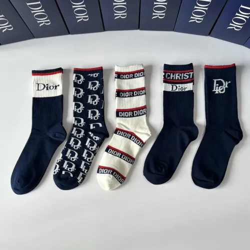 Replica Christian Dior Socks #1401186 $29.00 USD for Wholesale