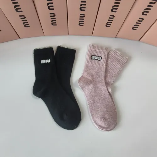 Wholesale MIU MIU Socks #1401187 $29.00 USD, Wholesale Quality Replica MIU MIU Socks