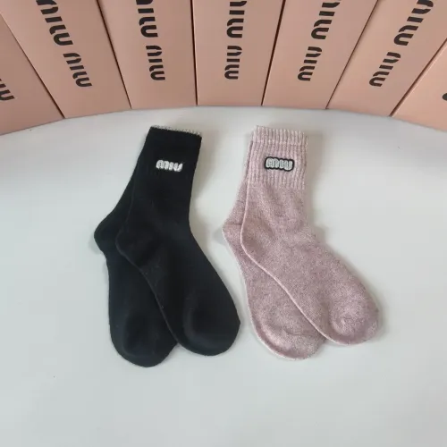 Replica MIU MIU Socks #1401187 $29.00 USD for Wholesale