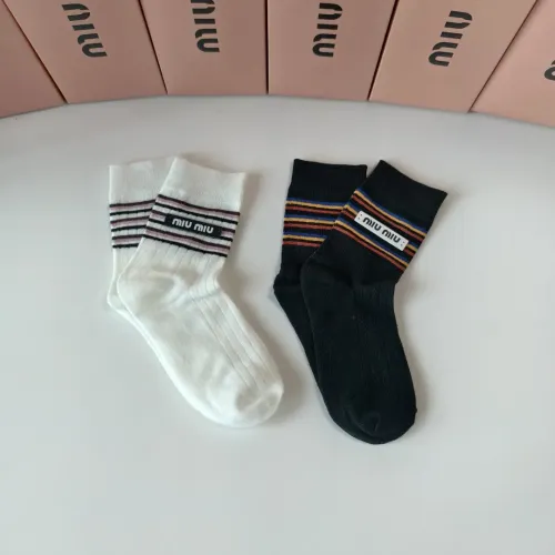Wholesale MIU MIU Socks #1401188 $29.00 USD, Wholesale Quality Replica MIU MIU Socks