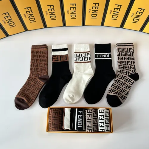 Wholesale Fendi Socks #1401190 $29.00 USD, Wholesale Quality Replica Fendi Socks