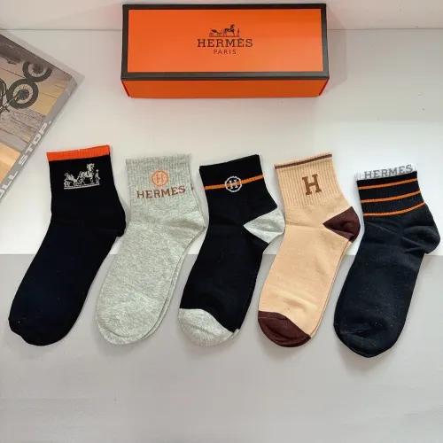 Wholesale Hermes Socks #1401191 $27.00 USD, Wholesale Quality Replica Hermes Socks