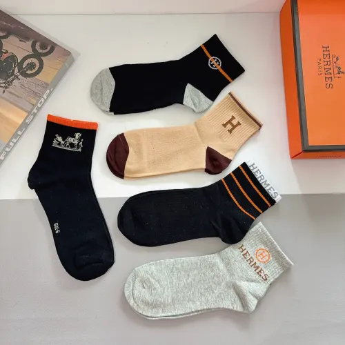 Replica Hermes Socks #1401191 $27.00 USD for Wholesale