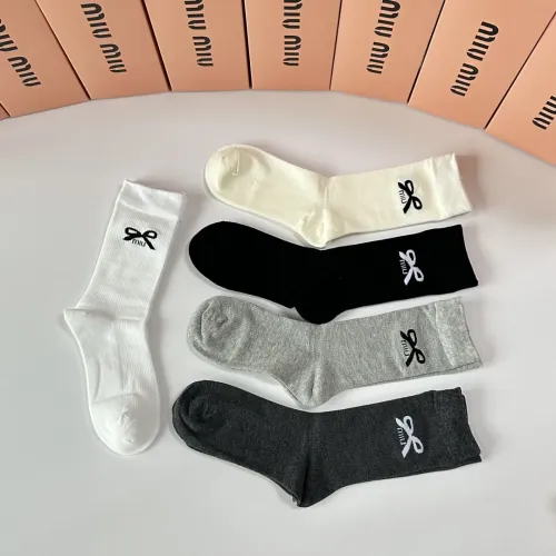 Replica MIU MIU Socks #1401215 $29.00 USD for Wholesale