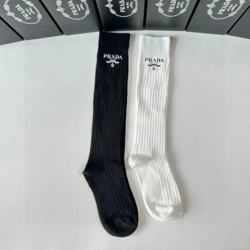 Wholesale Prada Socks #1401218 $29.00 USD, Wholesale Quality Replica Prada Socks