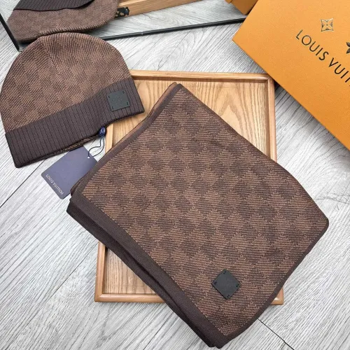 Wholesale Louis Vuitton LV Hat and Scarf Set #1401293 $48.00 USD, Wholesale Quality Replica Louis Vuitton LV Hat and Scarf and Glove Set