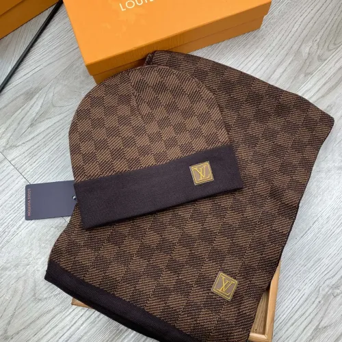 Wholesale Louis Vuitton LV Hat and Scarf Set #1401298 $48.00 USD, Wholesale Quality Replica Louis Vuitton LV Hat and Scarf and Glove Set