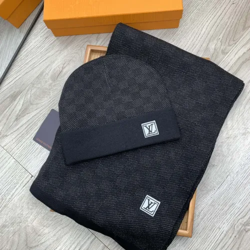 Wholesale Louis Vuitton LV Hat and Scarf Set #1401300 $48.00 USD, Wholesale Quality Replica Louis Vuitton LV Hat and Scarf and Glove Set