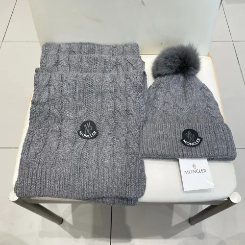 Wholesale Moncler Hat and Scarf Set #1401328 $68.00 USD, Wholesale Quality Replica Moncler Hat and Scarf and Glove Set