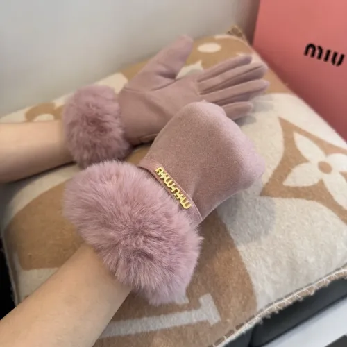 Replica MIU MIU Gloves For Women #1401330 $39.00 USD for Wholesale