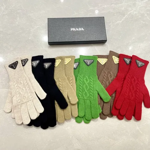 Replica Prada Gloves #1401347 $40.00 USD for Wholesale