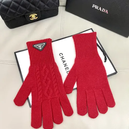 Replica Prada Gloves #1401349 $40.00 USD for Wholesale