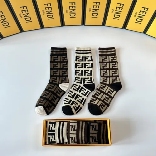 Wholesale Fendi Socks #1401401 $27.00 USD, Wholesale Quality Replica Fendi Socks