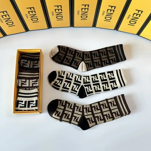 Replica Fendi Socks #1401401 $27.00 USD for Wholesale