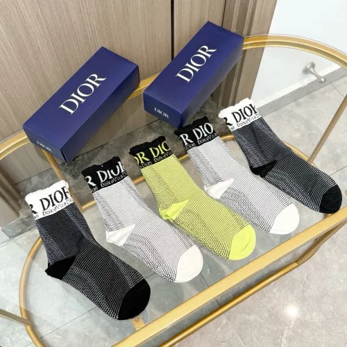 Replica Christian Dior Socks #1401467 $29.00 USD for Wholesale