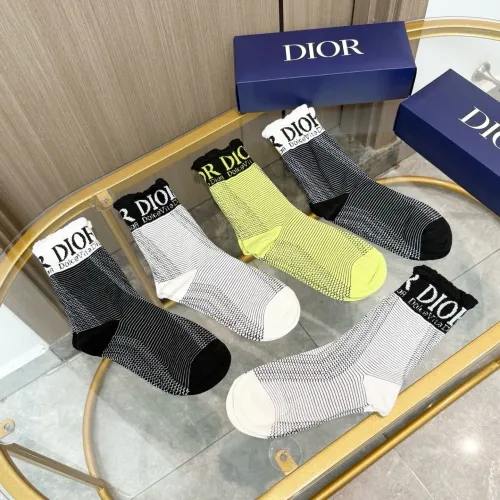 Replica Christian Dior Socks #1401467 $29.00 USD for Wholesale