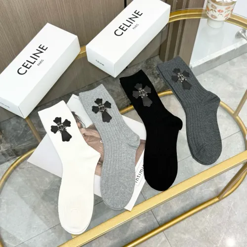 Replica Chrome Hearts Socks #1401477 $34.00 USD for Wholesale