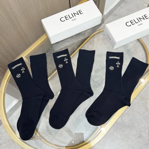 Wholesale Chrome Hearts Socks #1401614 $32.00 USD, Wholesale Quality Replica Chrome Hearts Socks