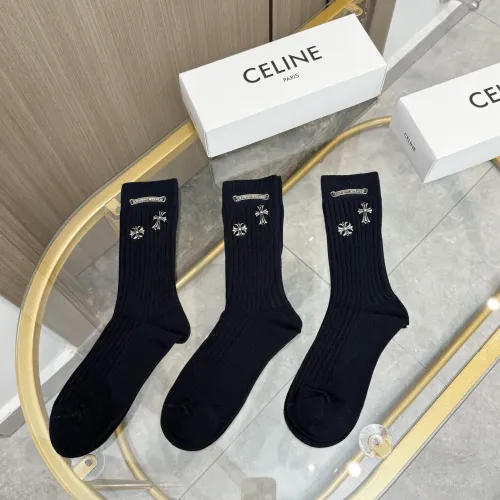 Replica Chrome Hearts Socks #1401614 $32.00 USD for Wholesale