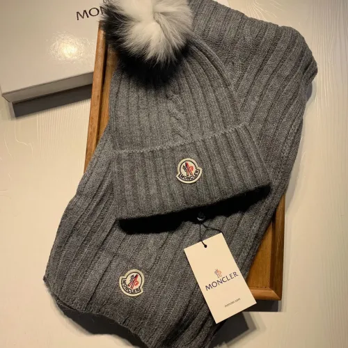 Wholesale Moncler Hat and Scarf Set #1401858 $60.00 USD, Wholesale Quality Replica Moncler Hat and Scarf and Glove Set