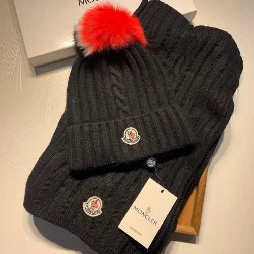 Wholesale Moncler Hat and Scarf Set #1401860 $60.00 USD, Wholesale Quality Replica Moncler Hat and Scarf and Glove Set