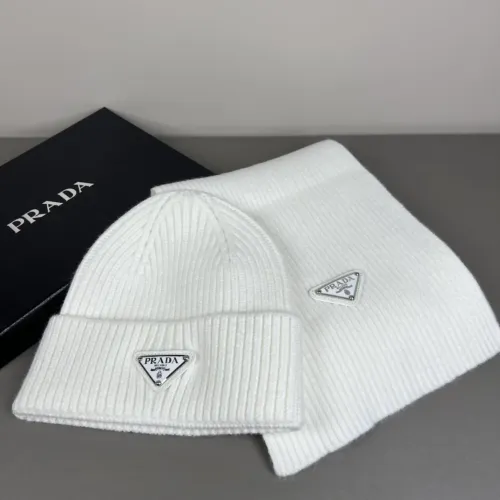 Replica Prada Hat and Scarf Set #1401874 $45.00 USD for Wholesale