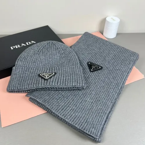 Replica Prada Hat and Scarf Set #1401876 $45.00 USD for Wholesale
