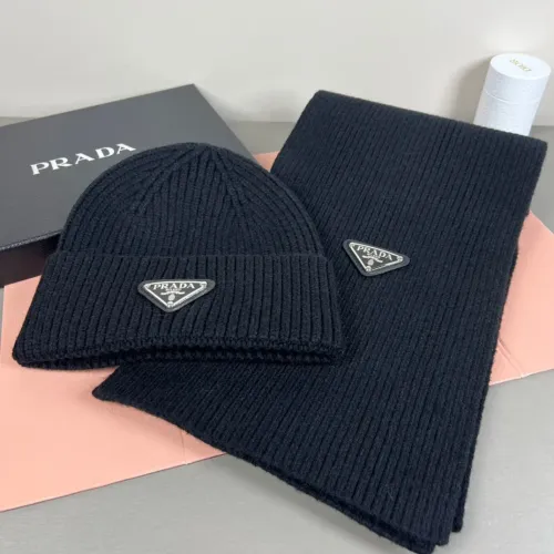 Replica Prada Hat and Scarf Set #1401878 $45.00 USD for Wholesale