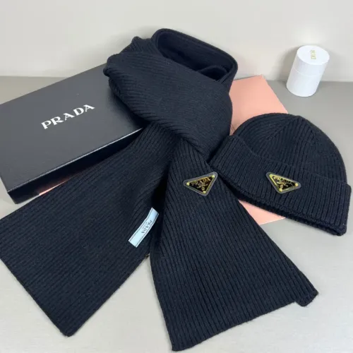 Replica Prada Hat and Scarf Set #1401879 $45.00 USD for Wholesale