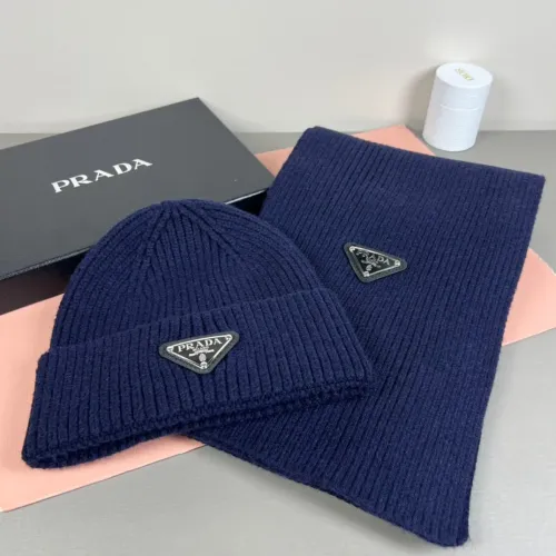 Replica Prada Hat and Scarf Set #1401881 $45.00 USD for Wholesale