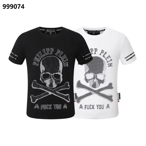 Replica Philipp Plein PP Oversize T-Shirts Short Sleeved For Men #1401911 $29.00 USD for Wholesale