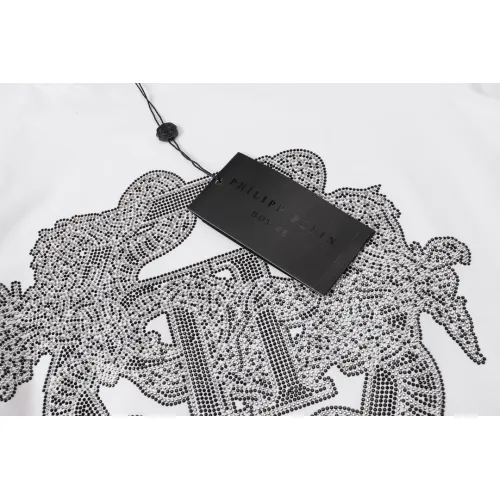 Replica Philipp Plein PP Oversize T-Shirts Short Sleeved For Men #1401913 $29.00 USD for Wholesale