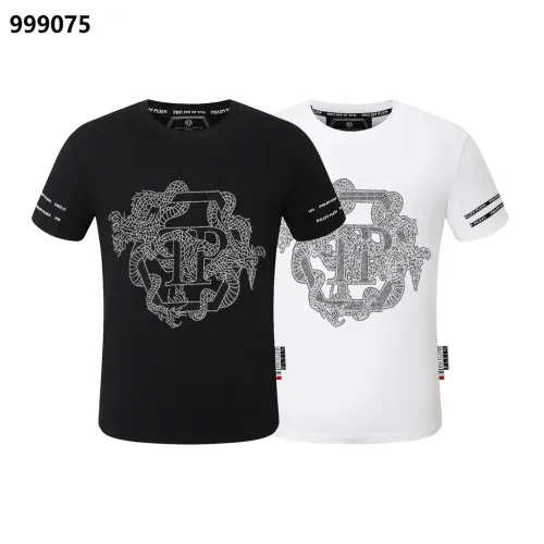 Replica Philipp Plein PP Oversize T-Shirts Short Sleeved For Men #1401914 $29.00 USD for Wholesale