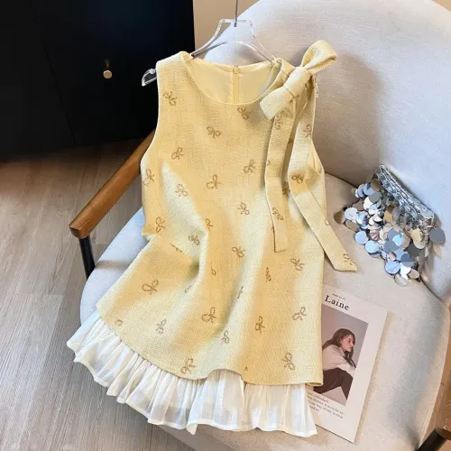 Wholesale MIU MIU Dresses Sleeveless For Women #1401918 $72.00 USD, Wholesale Quality Replica MIU MIU Dresses