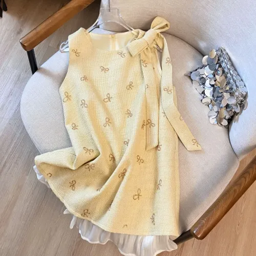 Replica MIU MIU Dresses Sleeveless For Women #1401918 $72.00 USD for Wholesale