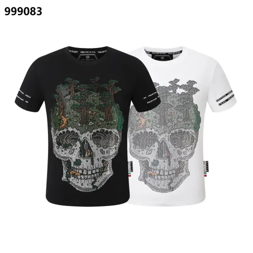 Replica Philipp Plein PP Oversize T-Shirts Short Sleeved For Men #1401932 $29.00 USD for Wholesale