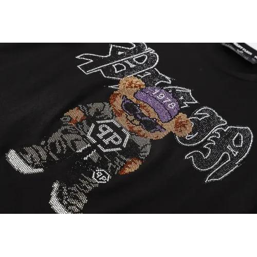 Replica Philipp Plein PP Oversize T-Shirts Short Sleeved For Men #1401935 $29.00 USD for Wholesale