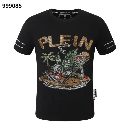 Wholesale Philipp Plein PP Oversize T-Shirts Short Sleeved For Men #1401937 $29.00 USD, Wholesale Quality Replica Philipp Plein PP T-Shirts