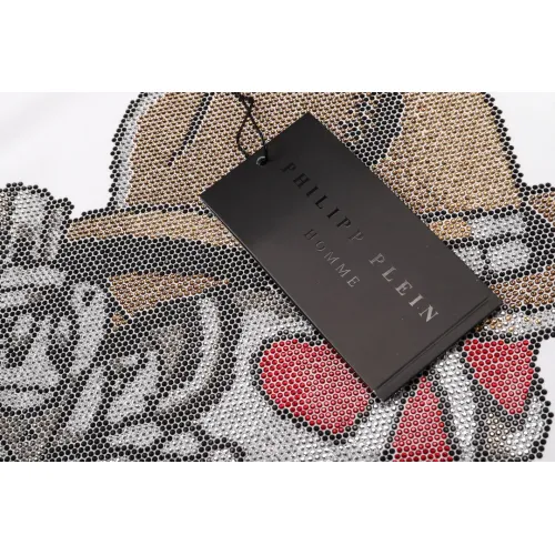 Replica Philipp Plein PP Oversize T-Shirts Short Sleeved For Men #1401944 $29.00 USD for Wholesale