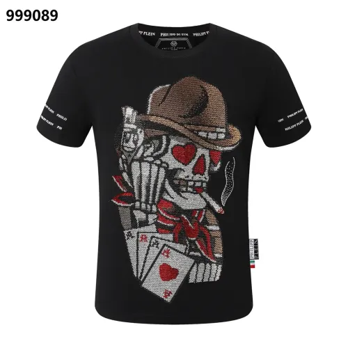 Wholesale Philipp Plein PP Oversize T-Shirts Short Sleeved For Men #1401945 $29.00 USD, Wholesale Quality Replica Philipp Plein PP T-Shirts