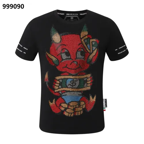 Wholesale Philipp Plein PP T-Shirts Short Sleeved For Men #1401947 $29.00 USD, Wholesale Quality Replica Philipp Plein PP T-Shirts