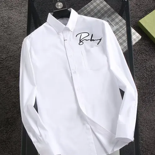 Wholesale Burberry Shirts Long Sleeved For Men #1402032 $40.00 USD, Wholesale Quality Replica Burberry Shirts
