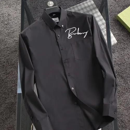 Wholesale Burberry Shirts Long Sleeved For Men #1402034 $40.00 USD, Wholesale Quality Replica Burberry Shirts