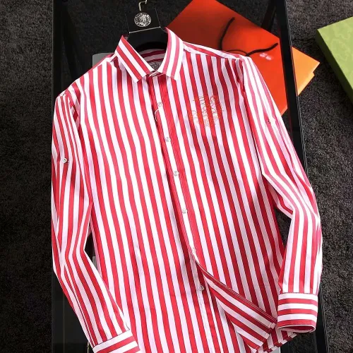 Wholesale Hermes Shirts Long Sleeved For Men #1402041 $40.00 USD, Wholesale Quality Replica Hermes Shirts