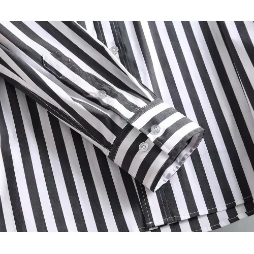 Replica Hermes Shirts Long Sleeved For Men #1402043 $40.00 USD for Wholesale