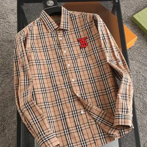 Wholesale Burberry Shirts Long Sleeved For Men #1402046 $39.00 USD, Wholesale Quality Replica Burberry Shirts