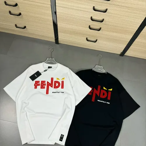 Replica Fendi T-Shirts Short Sleeved For Unisex #1402267 $32.00 USD for Wholesale